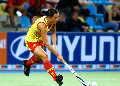 Bárbara Malda, jugadora de hockey.