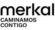 Merkal Logotipo Baseline Vertical Castellano NEGRO
