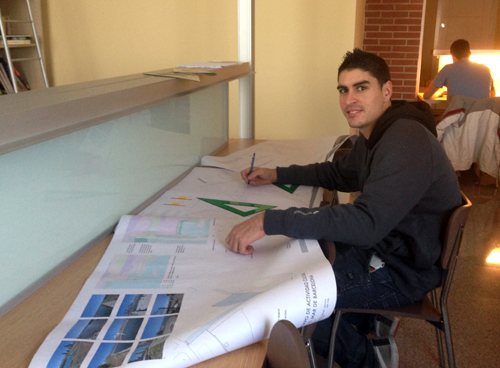 Nicolás García, deportista y estudiante de arquitectura.