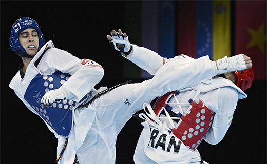 Nicolás García, taekwondista.